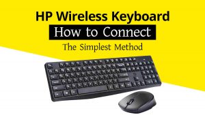 HP Wireless Keyboard How to Connect The Simplest Method