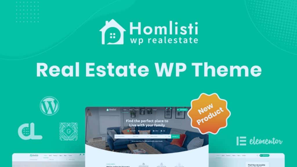 Real Estate WordPress Theme Homlisti