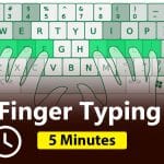 Ten Finger Typing Test 5 minutes