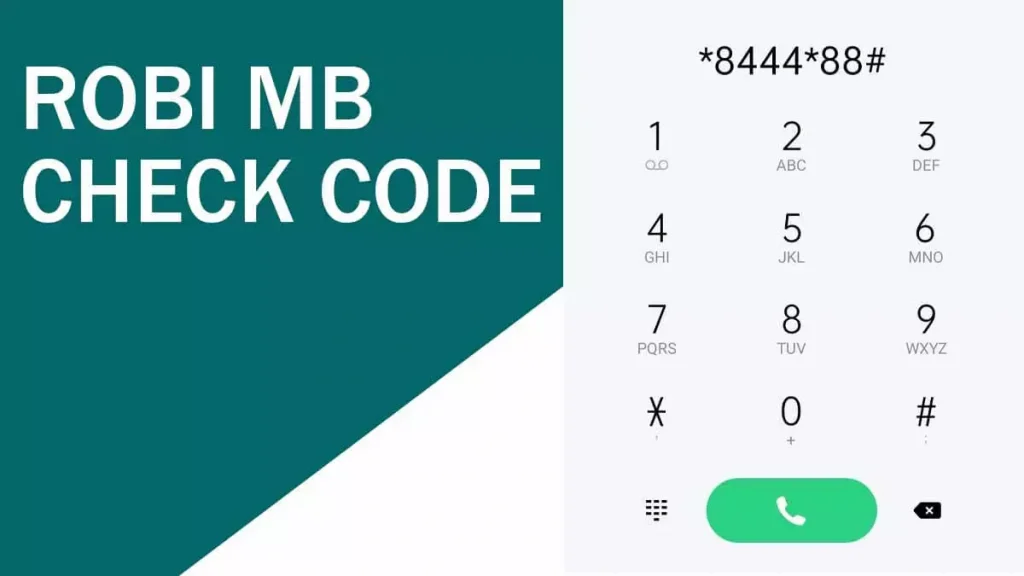 Robi MB Balance Check Code